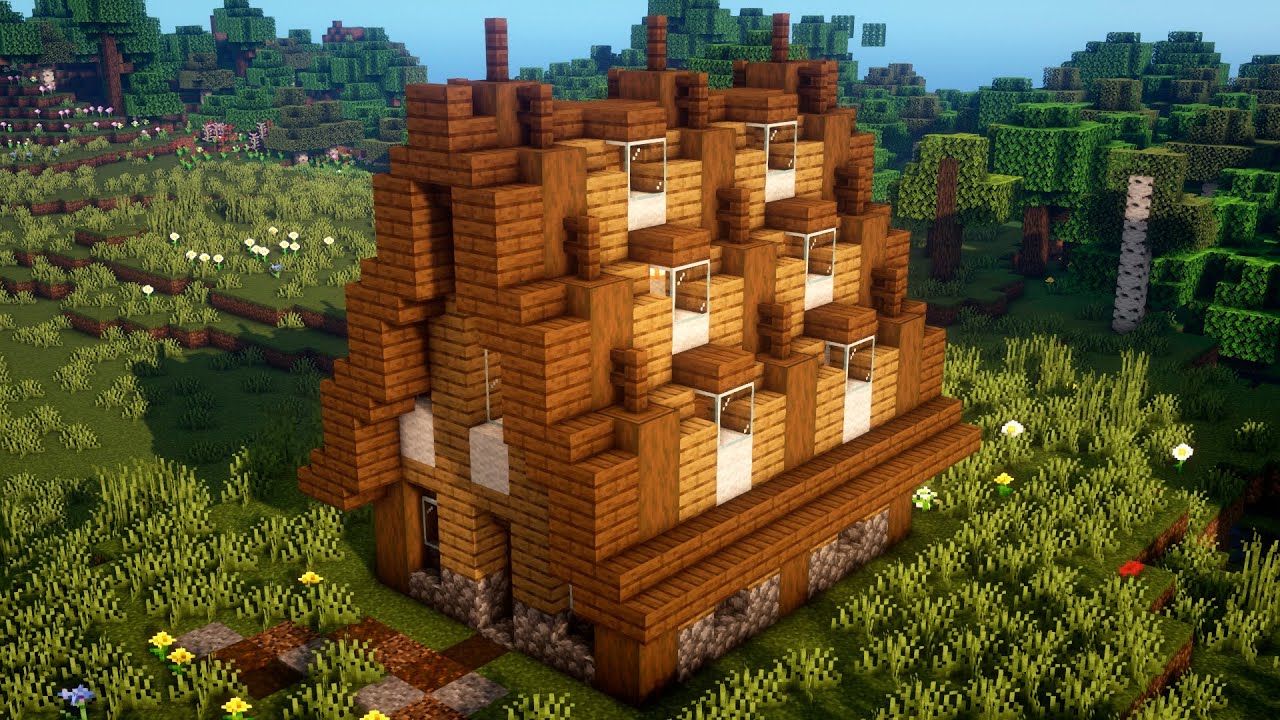 СРЕДНЕВЕКОВЫЙ ДОМ В МАЙНКРАФТЕ! смотреть онлайн