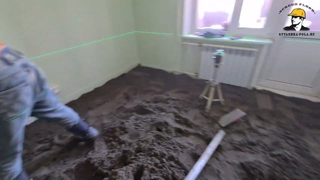 Screed Floor выполнение стяжки пола в квартире Москва смотреть онлайн