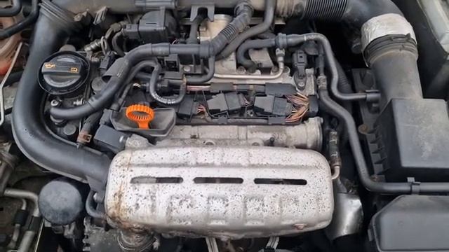 Volkswagen Passat B6 1.4 Gas 110kw CDGA engine test смотреть онлайн