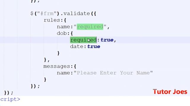 How To Use Jquery validate Plugin In Form Tamil смотреть онлайн