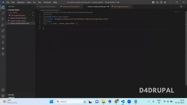 How to create and use custom event in custom module Drupal 9, Drupal 10, Drupal 8 | D4Drupal смотреть онлайн