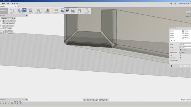 AUTODESK FUSION 360 sheet metal смотреть онлайн