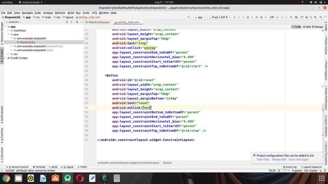 How to Create a simple Stopwatch App | Tamil | 2020 смотреть онлайн