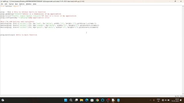 how to create traffic signal manual control using tkinter python смотреть онлайн