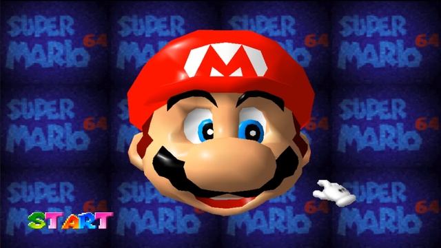 Easteregg - Mario Face - Start Screen - Super Mario 64 смотреть онлайн