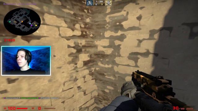 СЫГРАЛ НА ЧИТЕРСКОМ КОНФИГЕ ШАРФА (CS:GO) смотреть онлайн