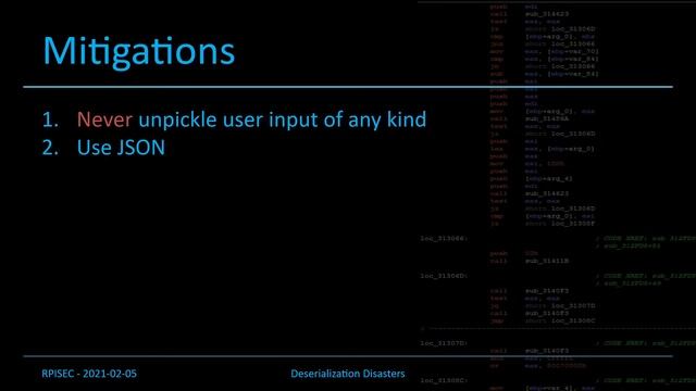 Deserialization Disasters смотреть онлайн