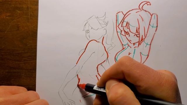 Drawing Female Anatomy Practice ‐ Sketchbook Drawing - Anime Manga Sketch смотреть онлайн