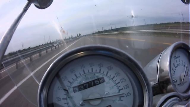 Yamaha FZX 750 top speed 145 mph/h 230 км/ч на мотоцикле смотреть онлайн