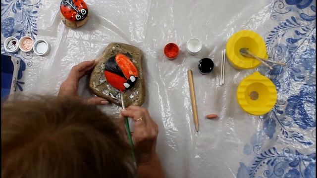 МК Рисование на камнях смотреть онлайн