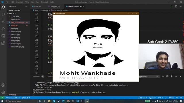 Object Tracing using OpenCV | Python | DL | AI | KRS GitHub Raid смотреть онлайн