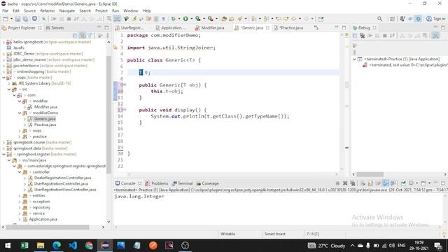 Generic | java Generic смотреть онлайн