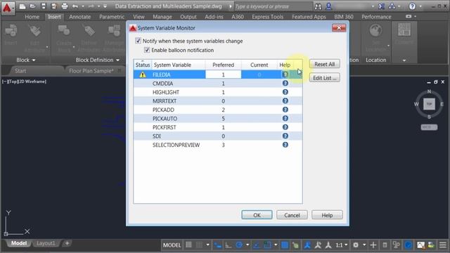 AutoCAD 2016 Review - System Variable Monitor смотреть онлайн