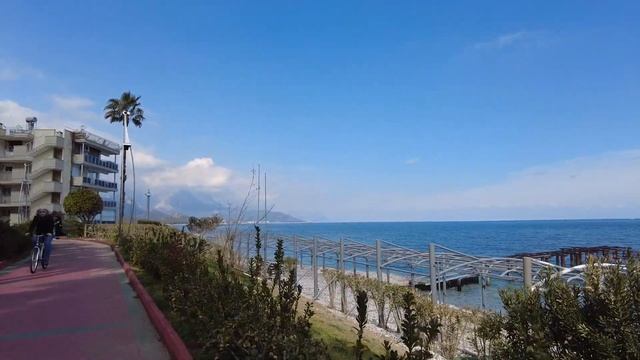 КЕМЕР ?? В ФЕВРАЛЕ ❄ ТУРЦИЯ. Море возле отеля Фаме Резиденс & spa. Лунный парк и красивый пляж. смотреть онлайн