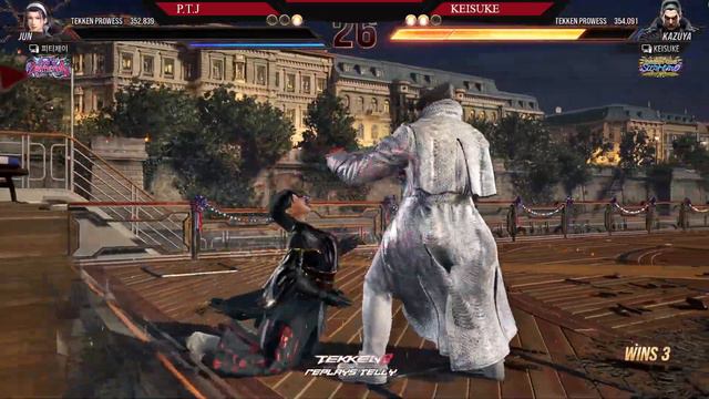 Tekken 8 ▰ PTJ (Rank #1 Jun Kazama) Vs KEISUKE (Rank #1 Kazuya) ▰ Ranked Matches смотреть онлайн