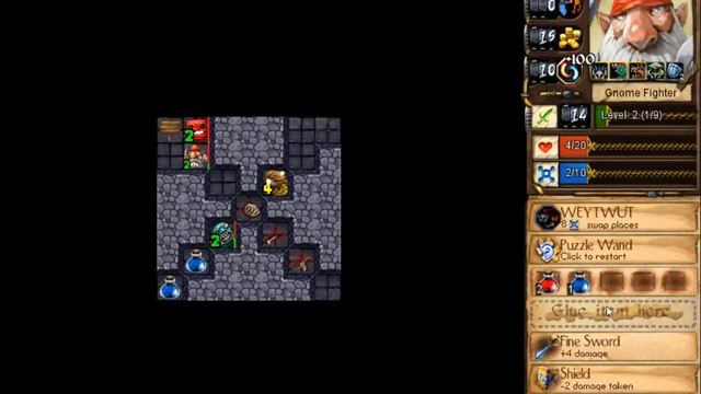 Desktop Dungeons Puzzle Hello, gnomes! In the middle смотреть онлайн