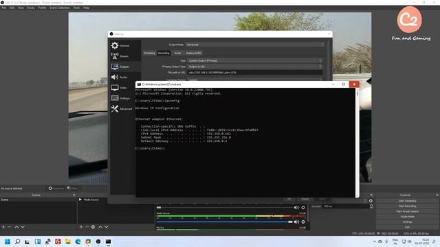 Create UDP Stream with OBS and test on VLC media player смотреть онлайн