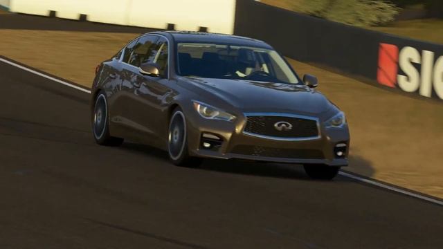 First Gear Infiniti Q50 Eau Rouge Review + Challenge (Forza 5) смотреть онлайн