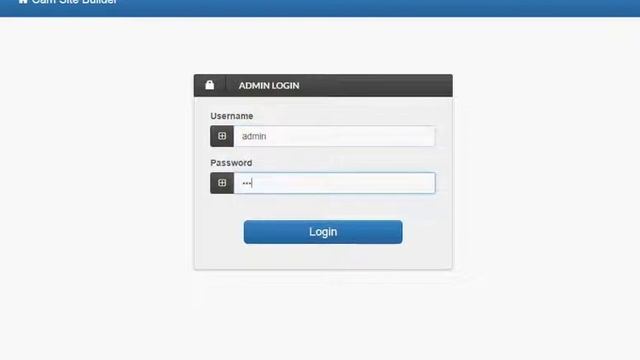 Cam Site Builder Quick Install Guide смотреть онлайн