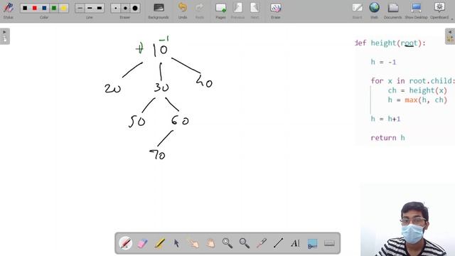 Height of a Generic tree | Module : Basics Data Structures | In Hindi | Python | Video_6 смотреть онлайн