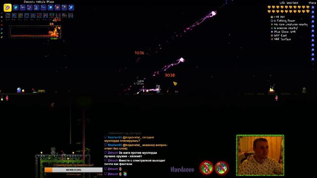 Terraria 1.3.4.4 Expert. Hardcore. Magic. Moon L (Magic/No nurse) смотреть онлайн