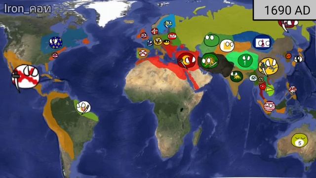 History of the World Countryballs Every years !!(-500BC - 2023AD) смотреть онлайн