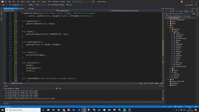 C++ OpenGL Tutorial - 36 - Framebuffers 2 (Classes) смотреть онлайн