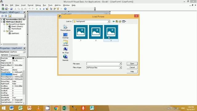 how to add image background in userform excel vba in hindi смотреть онлайн