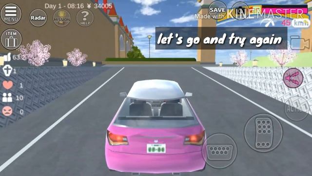 [Sakura School Simulator] Drive on the roof of school and Defeat 5 Monkfish смотреть онлайн