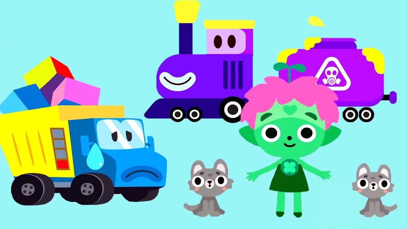 Песенки про машинки - Песенки Фортуны - Развивающие песенки для детей смотреть онлайн