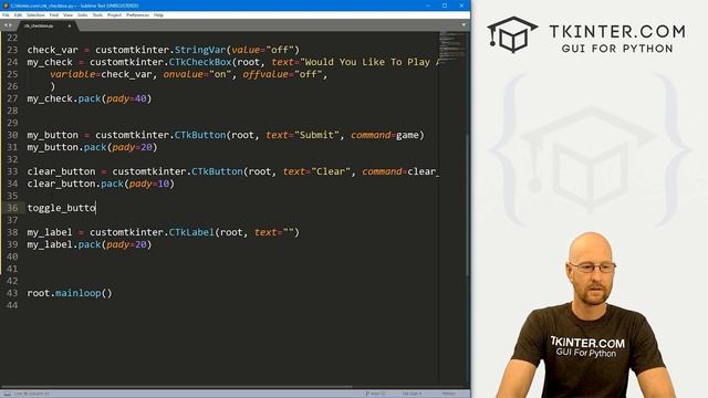 Check Boxes in CustomTkinter - Tkinter CustomTkinter 4 смотреть онлайн
