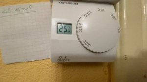 Проводной комнатный термостат.TEPLOCOM TS-2AA/8A.