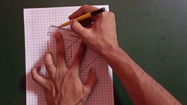 How to draw a 3d house on graph paper.| 3d house sketch. смотреть онлайн