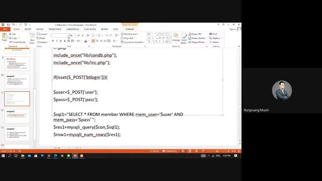 คลิปวันที่ 18 ส.ค. 64 การเขียนโค้ดตรวจสอบการ login, logout, กำหนดสิทธิ์, การแสดงข้อมูลเข้าใช้งาน смотреть онлайн