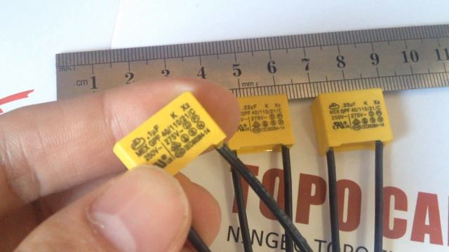 100NF/275VAC x2 Capacitor, 220NF/275VAC Capacitor, 330NF/275V, 0.1uF/275V, 0.22uF/275V, 0.33uF/275V смотреть онлайн