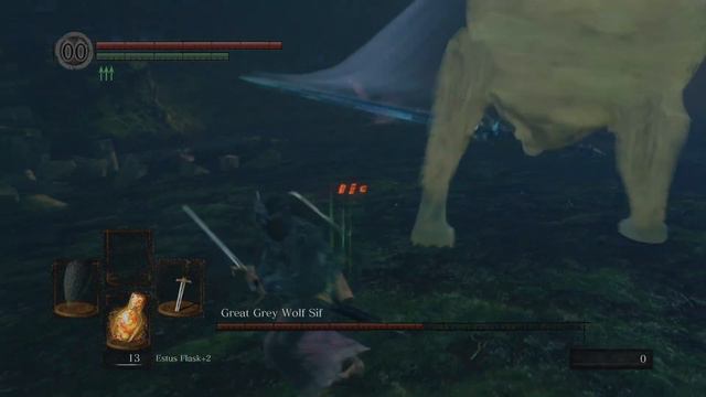 DARK SOULS REMASTERED without wiki: Great Grey Wolf Sif смотреть онлайн