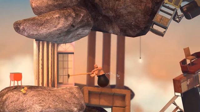 ЖИЗНЬ ЕГО НИЧЕМУ НЕ УЧИТ!!! Я ОПЯТЬ ИГРАЮ В ГЕТИНГ ОВЕРИ ИТ Getting Over It with Bennett Foddy смотреть онлайн