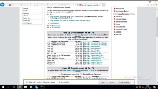 JDK installation on Windows Server 2016 смотреть онлайн