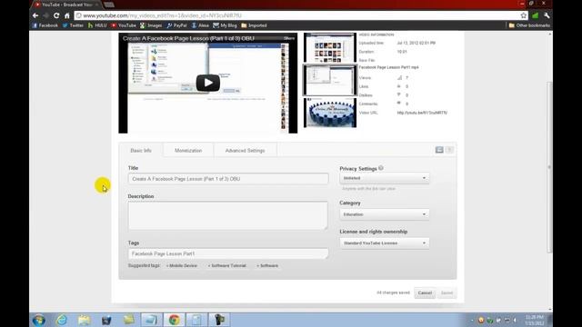Youtube Marketing Lessons #1 (Part 1 of 2) OBU Strategies смотреть онлайн