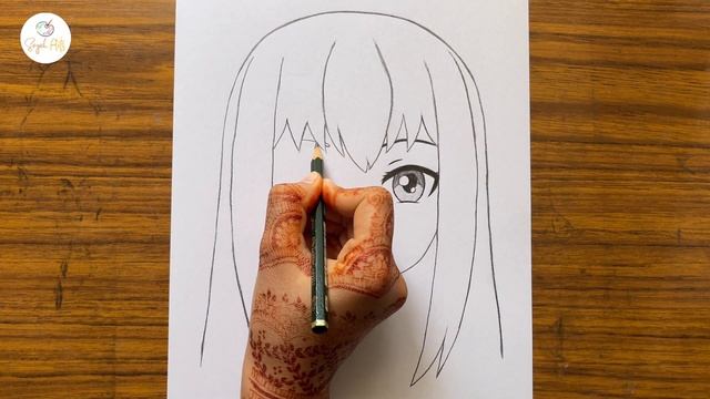 How To Draw Anime Girl || How To Draw For Beginners|| Cute Anime Drawing Tutorial || Anime Drawing