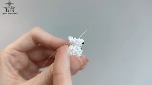 Мастер-класс Снеговик из Бисера/Амигуруми из Бисера/Snowman Made Of Beads