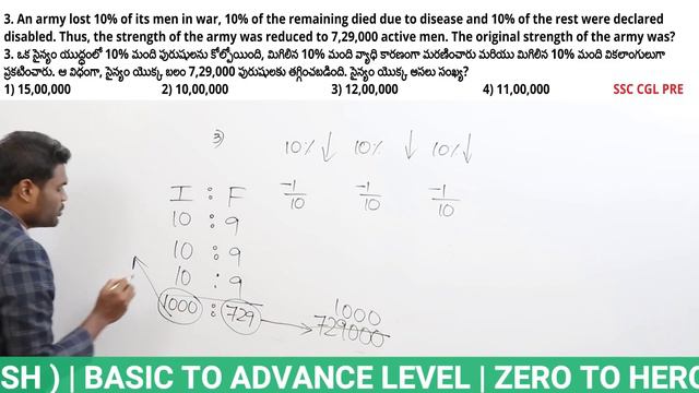 PERCENTAGE | TRICKS | SHORTCUTS | By Chandan Venna | SSC | BANK | RRB | SI | GROUPS | CSAT смотреть онлайн
