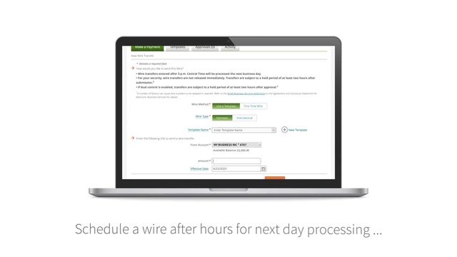 Wire Transfers Through Online Banking for Business | Regions Bank смотреть онлайн
