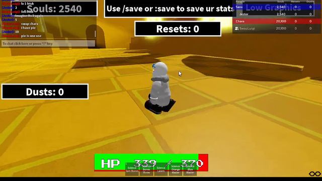 Sans Vs Chara Aus Fighting roblox game frisk and sans showcase смотреть онлайн