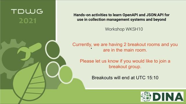 TDWG 2021: WKSH10 Hands-on Activities to Learn OpenAPI and JSON:API for use in Collection Managem.. смотреть онлайн