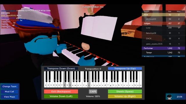 Rush E on roblox got talent piano. смотреть онлайн