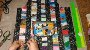 Подарки своими руками.Лоскутный фартук.(2021г)