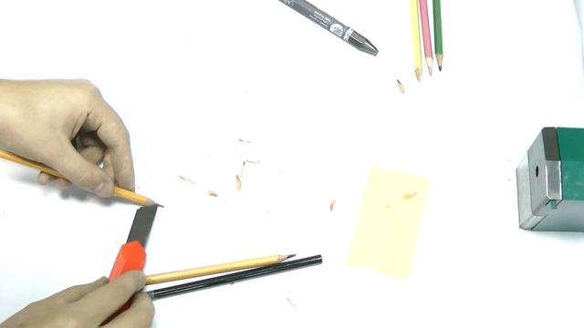 Заточка карандаша для рисования