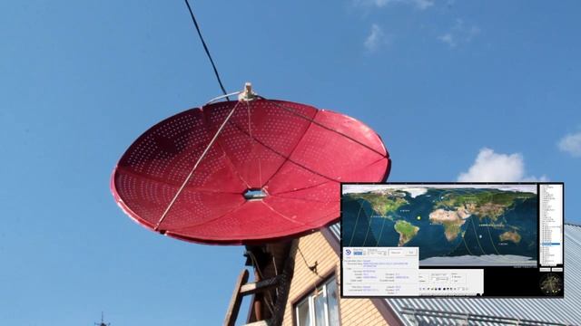 CЛЕЖЕНИЕ за спутником METEOR M2 с помощью ПОВОРОТНОГО УСТРОЙСТВА | тестирую ПАРАБОЛУ смотреть онлайн