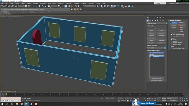 Curso 3DS Max Parte 28 - Operaciones Booleanas смотреть онлайн
